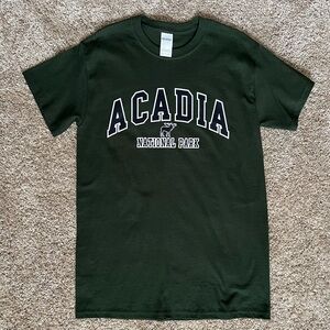 Acadia National Park Green T-Shirt